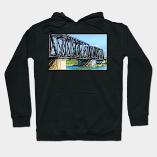 Old railway bridge. Hoodie